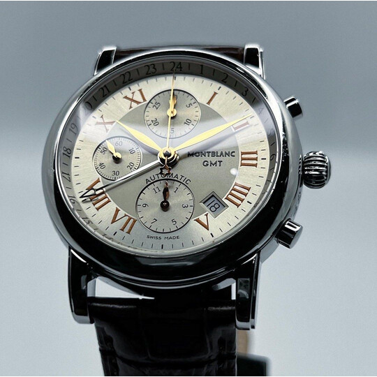 (SOLD!!) 42mm • Montblanc Meisterstuck Star GMT ref.7067 Chronograph